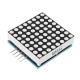 Dot Matrix LED 8x8 Seamless Cascadable Red LED Dot Matrix F5 Display Module With SPI for Arduino - products that work with official Arduino boards