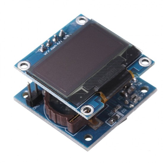 ESP8266 0.96 Inch OLED Display WiFi Clock Module SSD1306 ESP-12F USB 5V Power Supply