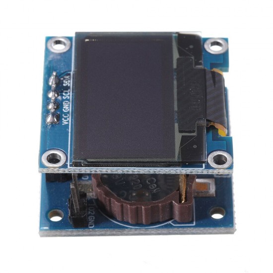 ESP8266 0.96 Inch OLED Display WiFi Clock Module SSD1306 ESP-12F USB 5V Power Supply