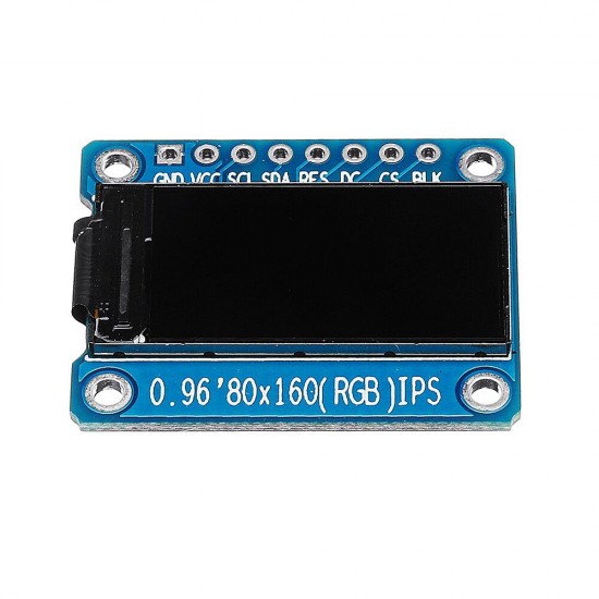 0.96 Inch 7Pin HD Color IPS Screen TFT LCD Display SPI ST7735 Module