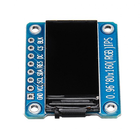0.96 Inch 7Pin HD Color IPS Screen TFT LCD Display SPI ST7735 Module