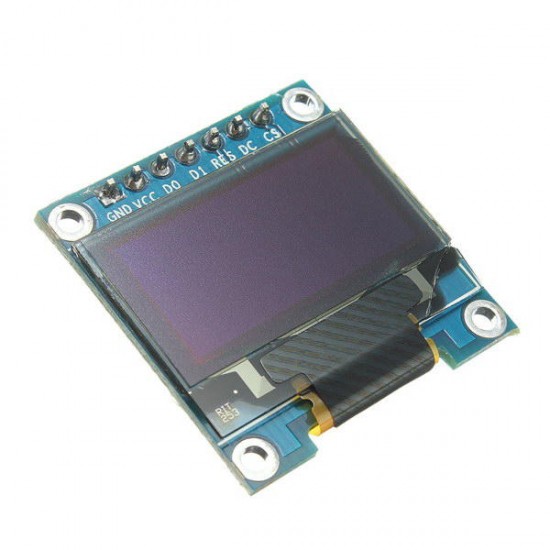 3Pcs 7 Pin 0.96 Inch IIC/SPI Serial 128x64 White OLED Display Module