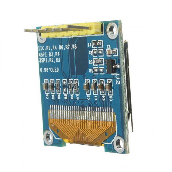 3Pcs 7 Pin 0.96 Inch IIC/SPI Serial 128x64 White OLED Display Module 3Pcs 7 Pin 0.96 Inch IIC/SPI Serial 128x64 White OLED Display Module