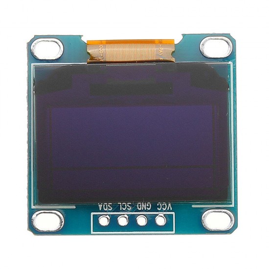 0.96 Inch 4Pin Blue Yellow IIC I2C OLED Display Module for Arduino - products that work with official Arduino boards