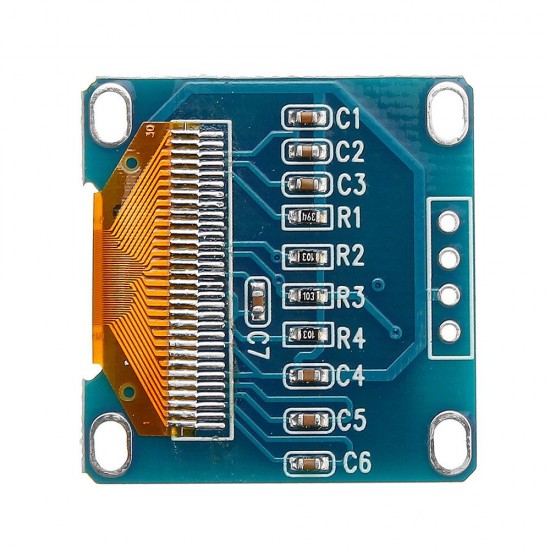 0.96 Inch 4Pin Blue Yellow IIC I2C OLED Display Module for Arduino - products that work with official Arduino boards