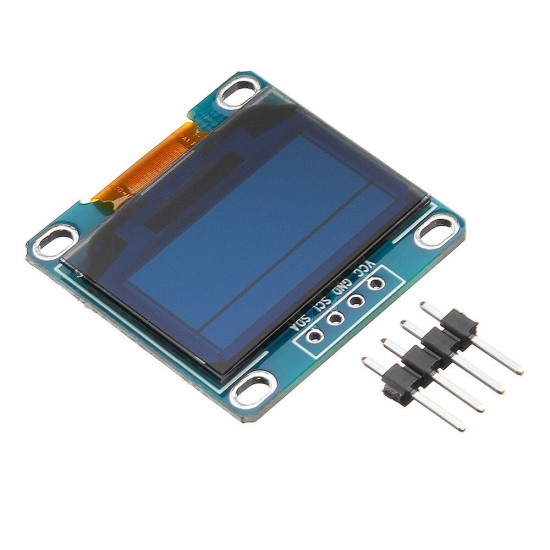 0.96 Inch 4Pin Blue Yellow IIC I2C OLED Display Module for Arduino - products that work with official Arduino boards