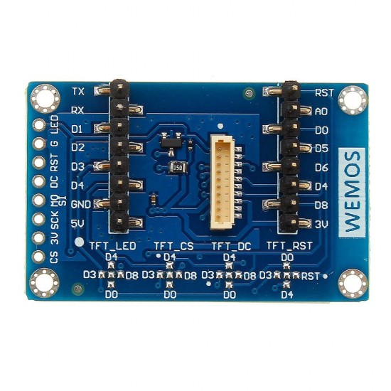 ESP8266 1.4 Inch LCD TFT Shield V1.0.0 Display Module For D1 Mini Board ESP8266 1.4 Inch LCD TFT Shield V1.0.0 Display Module For D1 Mini Board
