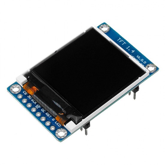 ESP8266 1.4 Inch LCD TFT Shield V1.0.0 Display Module For D1 Mini Board ESP8266 1.4 Inch LCD TFT Shield V1.0.0 Display Module For D1 Mini Board