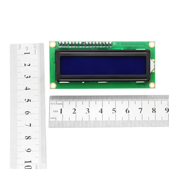 IIC / I2C 1602 Blue Backlight LCD Display Screen Module for Arduino - products that work with official Arduino boards