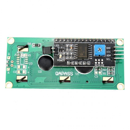 IIC/I2C 1602 Yellow-Green Backlight LCD Display Module With 2.5 Inches LCD1602 LCD Shell IIC/I2C 1602 Yellow-Green Backlight LCD Display Module With 2.5 Inches LCD1602 LCD Shell