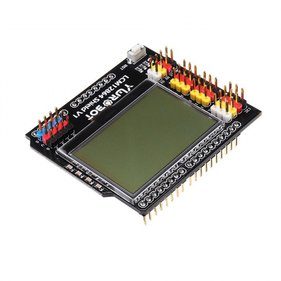 LCM12864 Shield LCD Display Expansion Board for Arduino - products that work with official Arduino boards LCM12864 Shield LCD Display Expansion Board for Arduino - products that work with official Arduino boards