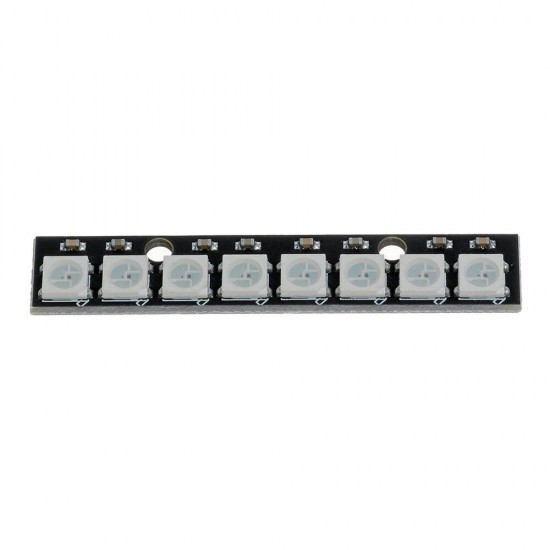 Straight Board 8x 5050 RGB Cool White LED With Integrated Drivers Module
