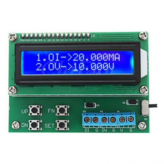 TGC700 4-20mA 10V Voltage Current Signal Generator 20mA Signal Transmitter With LCD 1602 Display TGC700 4-20mA 10V Voltage Current Signal Generator 20mA Signal Transmitter With LCD 1602 Display