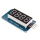 TM1637 4 Bits Digital LED Display Module 7 Segment 0.36 Inch RED Anode Tube Four Serial Driver Board