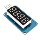 TM1637 4 Bits Digital LED Display Module 7 Segment 0.36 Inch RED Anode Tube Four Serial Driver Board