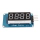 TM1637 4 Bits Digital LED Display Module 7 Segment 0.36 Inch RED Anode Tube Four Serial Driver Board