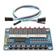 TM1638 Chip Key Display Module 8 Bits Digital LED Tube TM1638 Chip Key Display Module 8 Bits Digital LED Tube