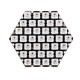 WS6812 37Pcs HEX RGB LED Hexagon LED Board with 3 GROVE Port Compatible with UI-Flow