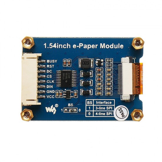 1.54 Inch E-ink Screen Display e-Paper Module Black/White SPI Support Partial Refresh For Raspberry Pi