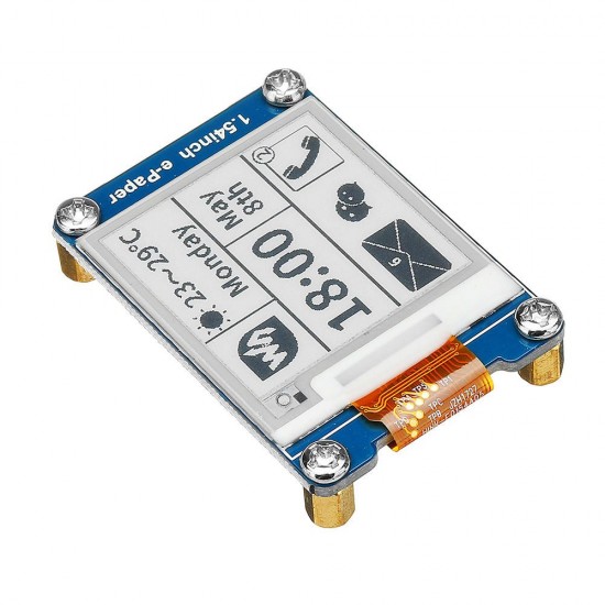 1.54 Inch E-ink Screen Display e-Paper Module Black/White SPI Support Partial Refresh For Raspberry Pi