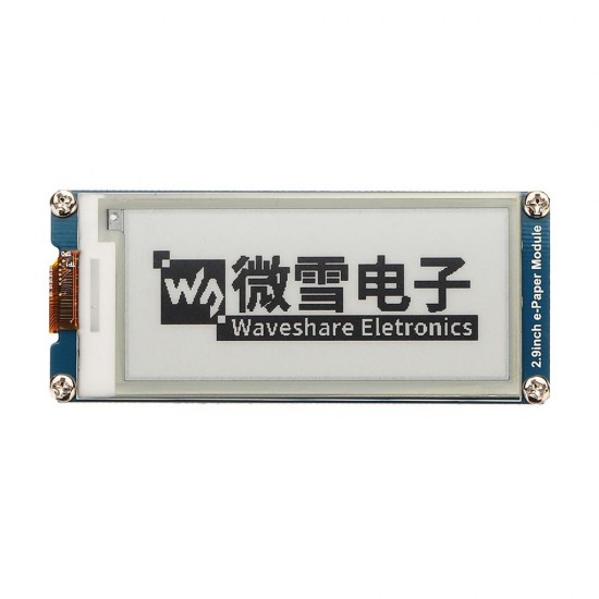2.9 Inch E-ink Screen Display e-Paper Module SPI Interface Partial Refresh For Raspberry Pi 2.9 Inch E-ink Screen Display e-Paper Module SPI Interface Partial Refresh For Raspberry Pi