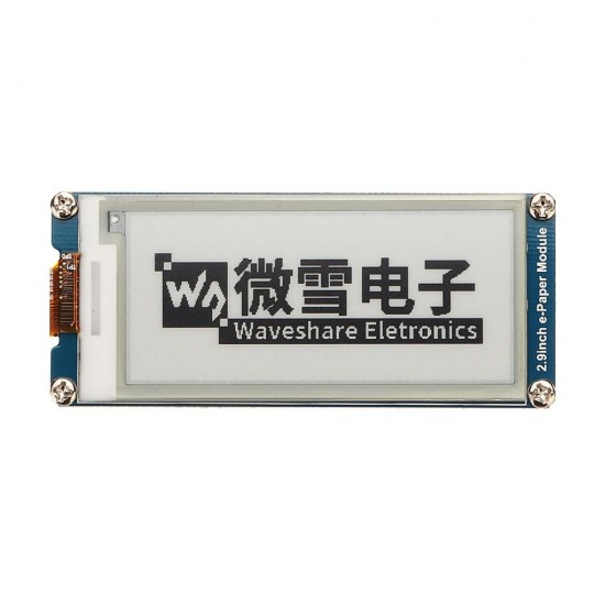 2.9 Inch E-ink Screen Display e-Paper Module SPI Interface Partial Refresh For Raspberry Pi