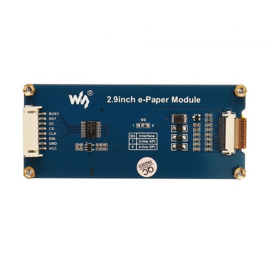 2.9 Inch E-ink Screen Display e-Paper Module SPI Interface Partial Refresh For Raspberry Pi