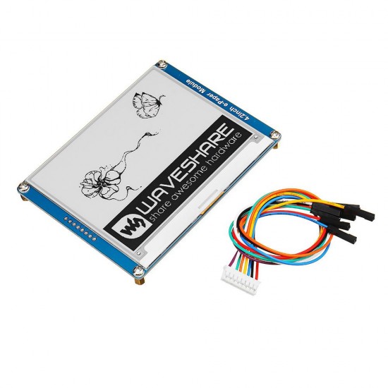 4.2 Inch E-ink Screen Display e-Paper Module SPI Interface Black/White For Raspberry Pi 4.2 Inch E-ink Screen Display e-Paper Module SPI Interface Black/White For Raspberry Pi