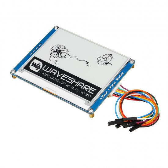 4.2 Inch E-ink Screen Display e-Paper Module SPI Interface Black/White For Raspberry Pi 4.2 Inch E-ink Screen Display e-Paper Module SPI Interface Black/White For Raspberry Pi