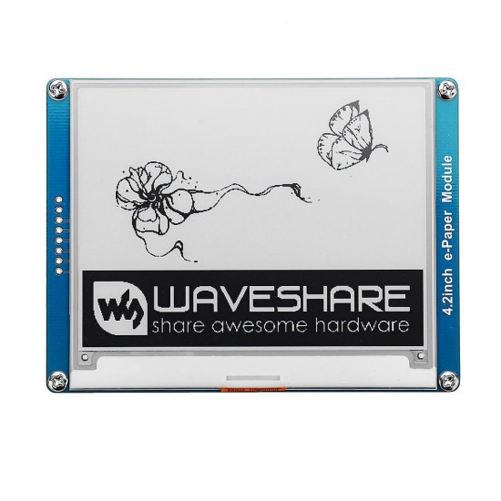 4.2 Inch E-ink Screen Display e-Paper Module SPI Interface Black/White For Raspberry Pi 4.2 Inch E-ink Screen Display e-Paper Module SPI Interface Black/White For Raspberry Pi