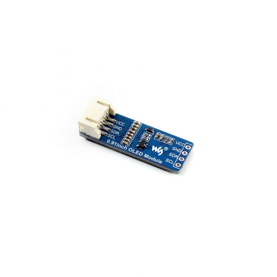 0.91 inch White OLED Module Expansion Board LCD Screen I2C Interface SSD1306 128x32 3.3V