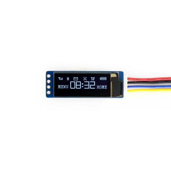 0.91 inch White OLED Module Expansion Board LCD Screen I2C Interface SSD1306 128x32 3.3V