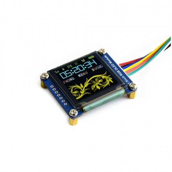 1.5 inch RGB OLED Display Expansion Board 128x128 65K Color SPI Communication Compatible with Jetson Nano