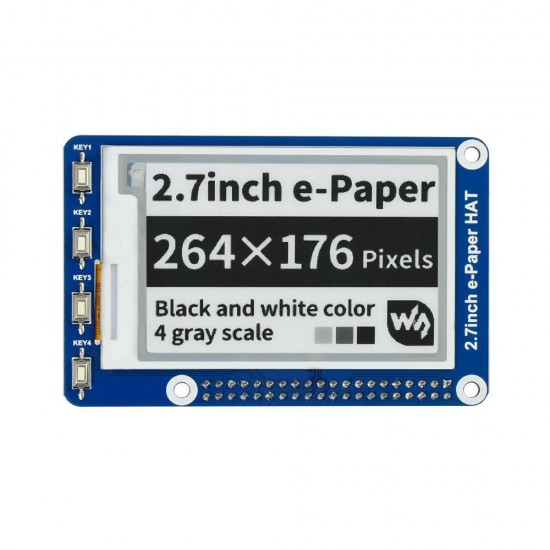 2.7 Inch ink Screen 264x176 Electronic Paper Display Module Black and White E-paper