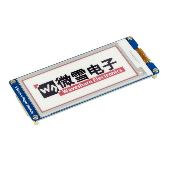 2.9 Inch ink Screen 296x128 E-paper Screen Module SPI Interface Red Black and White