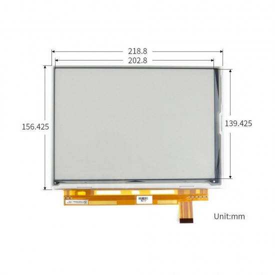 9.7 Inch Electronic ink Screen Bare Screen 1200x825 Resolution 16 Gray Levels E-Ink Raw Display OLED