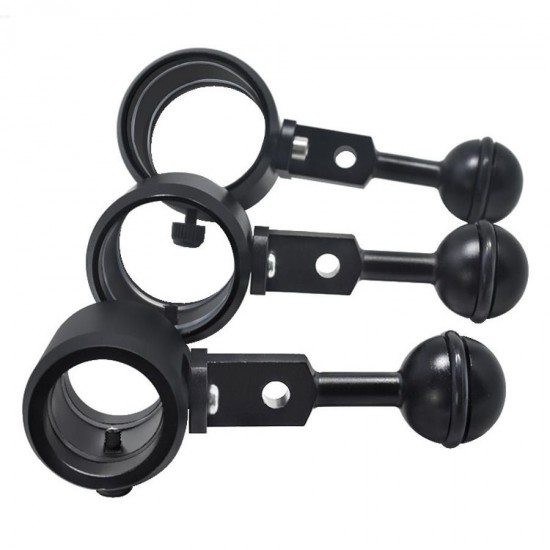 18650/26650/32650 Battery Diving Flashlight Photography Bracket Arm Clamp Support 18650/26650/32650 Battery Diving Flashlight Photography Bracket Arm Clamp Support