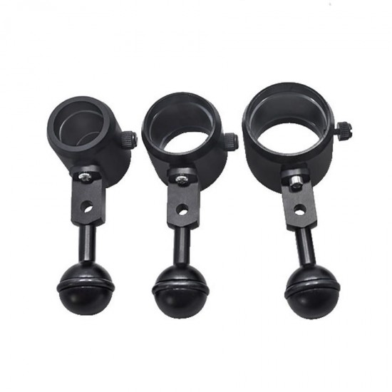 18650/26650/32650 Battery Diving Flashlight Photography Bracket Arm Clamp Support 18650/26650/32650 Battery Diving Flashlight Photography Bracket Arm Clamp Support
