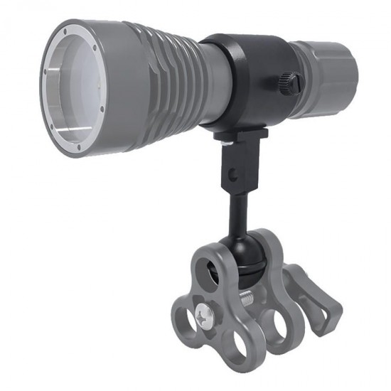 18650/26650/32650 Battery Diving Flashlight Photography Bracket Arm Clamp Support 18650/26650/32650 Battery Diving Flashlight Photography Bracket Arm Clamp Support