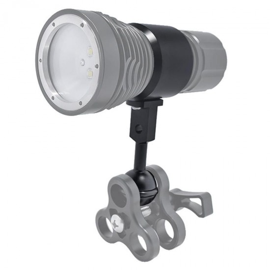 18650/26650/32650 Battery Diving Flashlight Photography Bracket Arm Clamp Support 18650/26650/32650 Battery Diving Flashlight Photography Bracket Arm Clamp Support