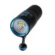 2 in1 V40D Underwater 100m 11x LED Bulbs 4500LM 4Modes Diving Light Dive Flashlight Suit & LED Photo Fill Light