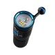 2 in1 V40D Underwater 100m 11x LED Bulbs 4500LM 4Modes Diving Light Dive Flashlight Suit & LED Photo Fill Light