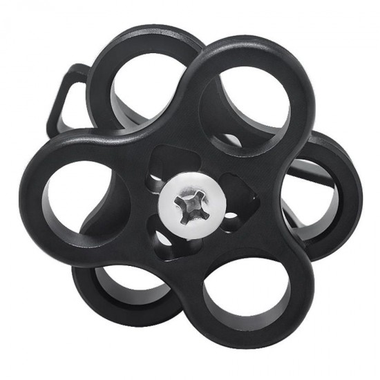 3-Hole Underwater Butterfly Clip Bracket Holder for Diving Light Arms Camera Arm Diving Flashlight 3-Hole Underwater Butterfly Clip Bracket Holder for Diving Light Arms Camera Arm Diving Flashlight