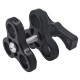 3-Hole Underwater Butterfly Clip Bracket Holder for Diving Light Arms Camera Arm Diving Flashlight 3-Hole Underwater Butterfly Clip Bracket Holder for Diving Light Arms Camera Arm Diving Flashlight