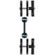 3/5/8 inch Double Ball Diving Flashlight Extend Bracket Arm Butterfly Hole Clamp Mounting Support 3/5/8 inch Double Ball Diving Flashlight Extend Bracket Arm Butterfly Hole Clamp Mounting Support