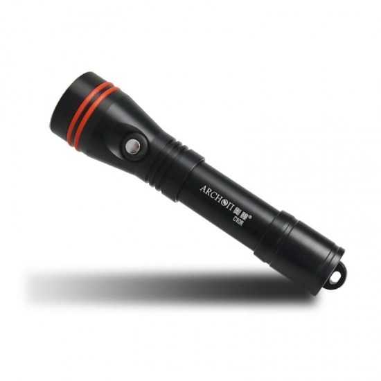 C10R 1200 Lumen Underwater Dive Flashlight USB Rechargeable Diving Light