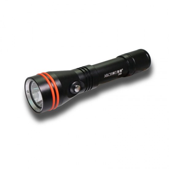 C10R 1200 Lumen Underwater Dive Flashlight USB Rechargeable Diving Light