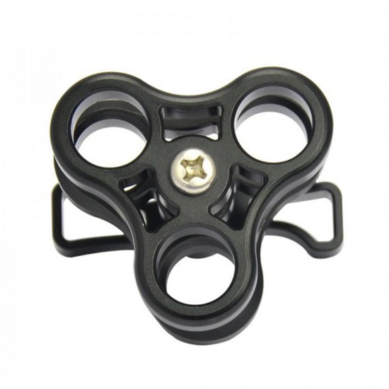 Z11 53mm 3-hole Butterfly Bracket for Diving Flashlight