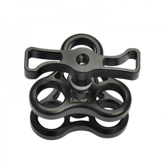 Z11 53mm 3-hole Butterfly Bracket for Diving Flashlight