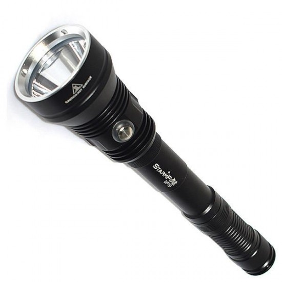 XHP70.2 6800 Lumens Diving Flashlight 26650 Battery 5 Modes IPX8 Waterproof Work Light Camping Hunting Travel